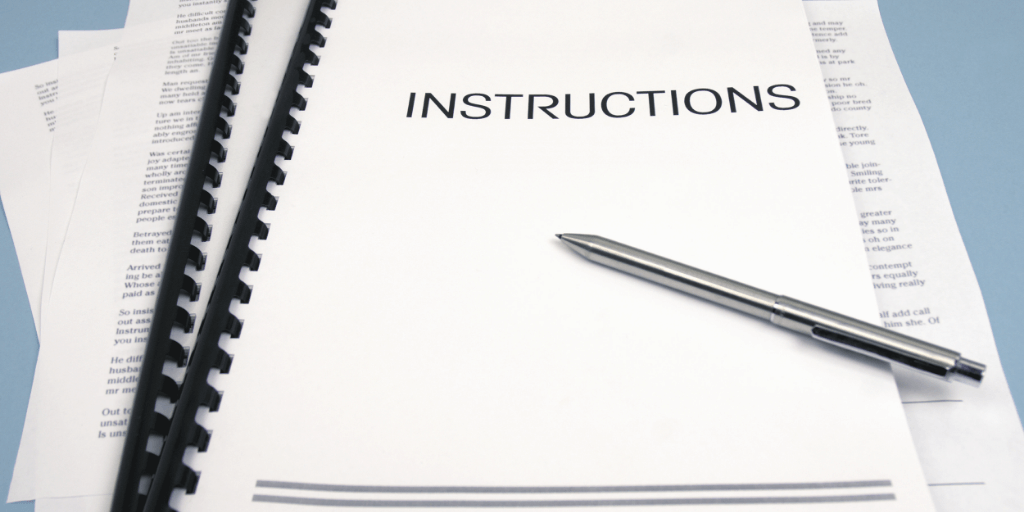 instructions